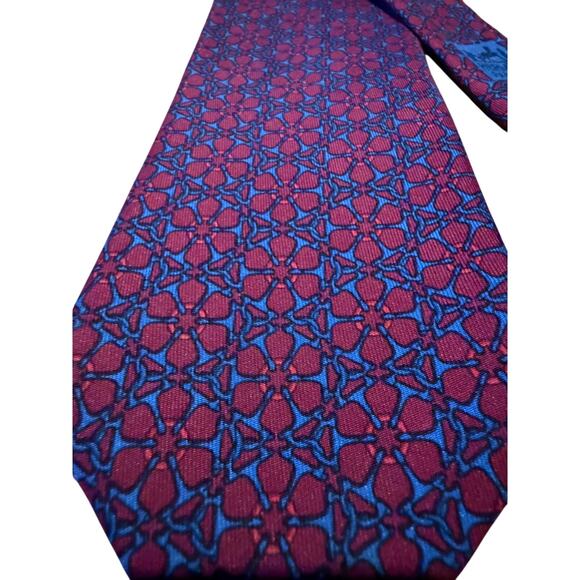 Hermès 100% Silk Tie – Floral Print – Luxury Designer Necktie - Picture 2 of 6